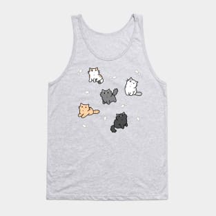 Kittens and fish pattern Tank Top